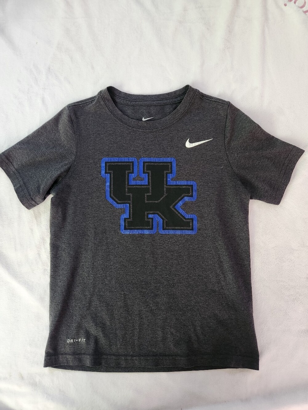 Nike Kids UK Kentucky Wildcats Dri Fit Gray Tee